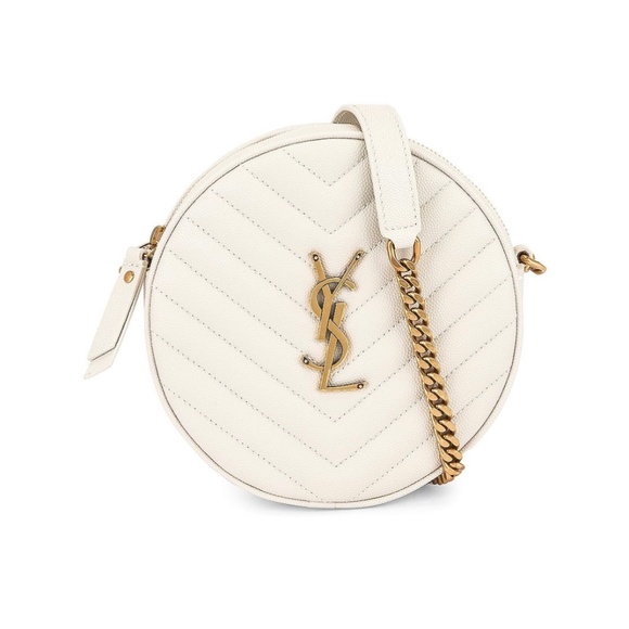 Brand new Saint Laurent Monogramme Round Bag in Cream soft - Picture 1 of 4